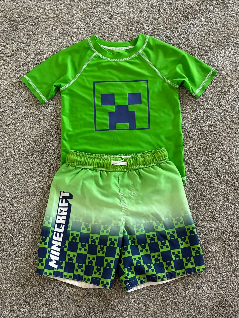 Minecraft Creeper swim set